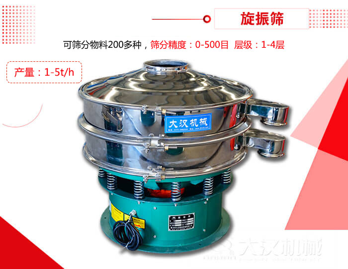 旋振篩可以特殊定制有：材質(zhì)方面包括：碳鋼，不銹鋼，全不銹鋼層級(jí)方面包括：?jiǎn)螌?，雙層，三層，四層等